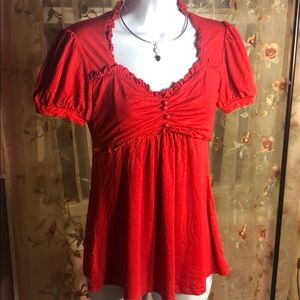 ARDEN B Red classy top